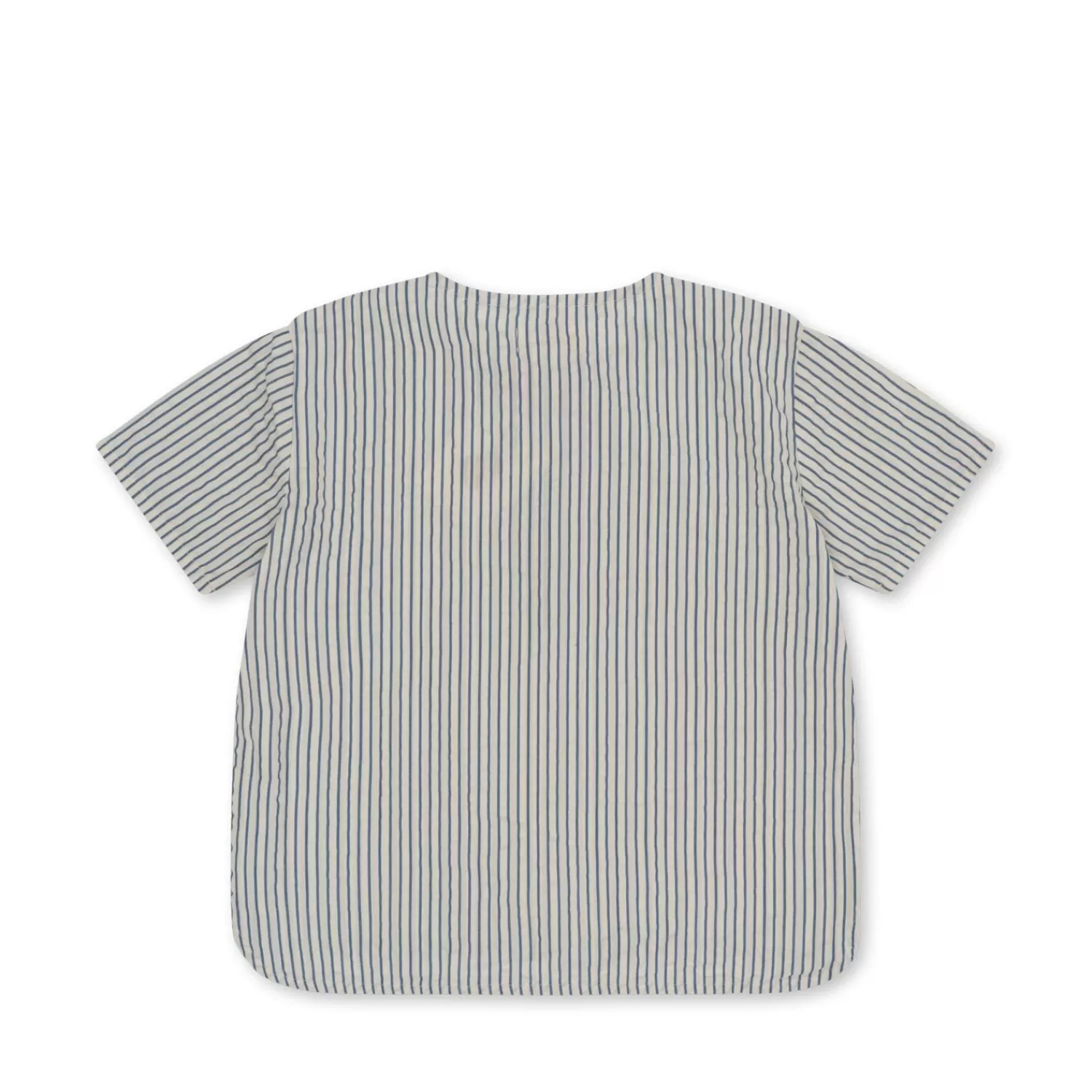 Outlet Konges Sløjd Ace-Shirt Met Korte Mouwen - Stripe Bluie