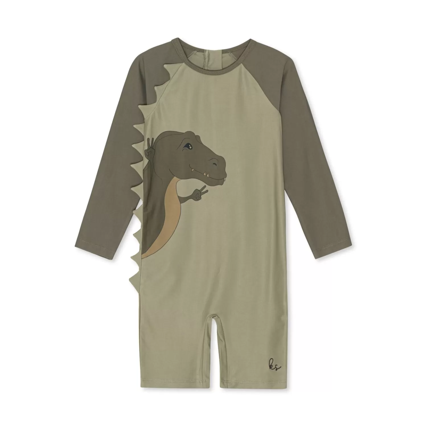 Shop Konges Sløjd Aster-Onesie Dino - Overland Trek