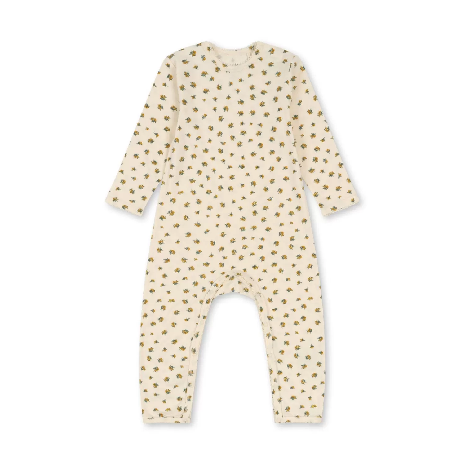 Flash Sale Konges Sløjd Basic-Onesie - Peonia Limone