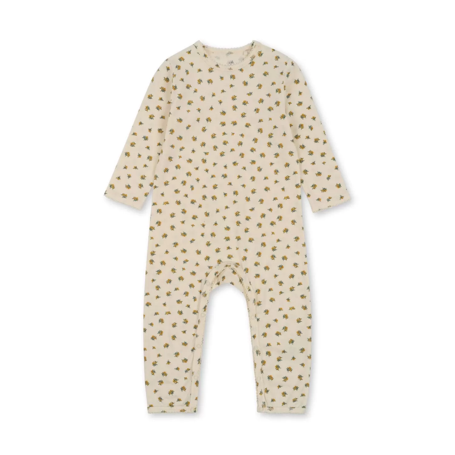 Flash Sale Konges Sløjd Basic-Onesie - Peonia Limone