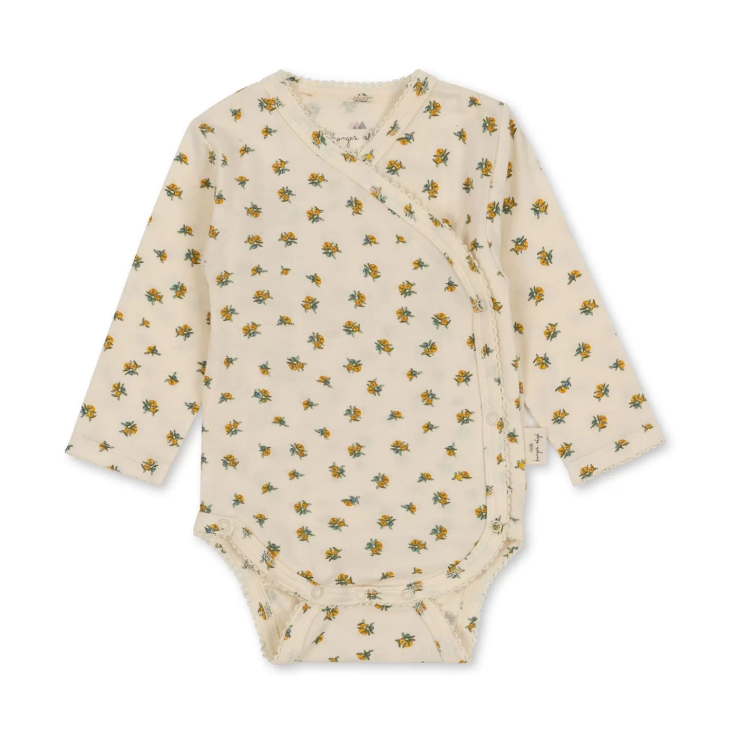 Online Konges Sløjd Basic-Romper Newborn - Peonia Limone