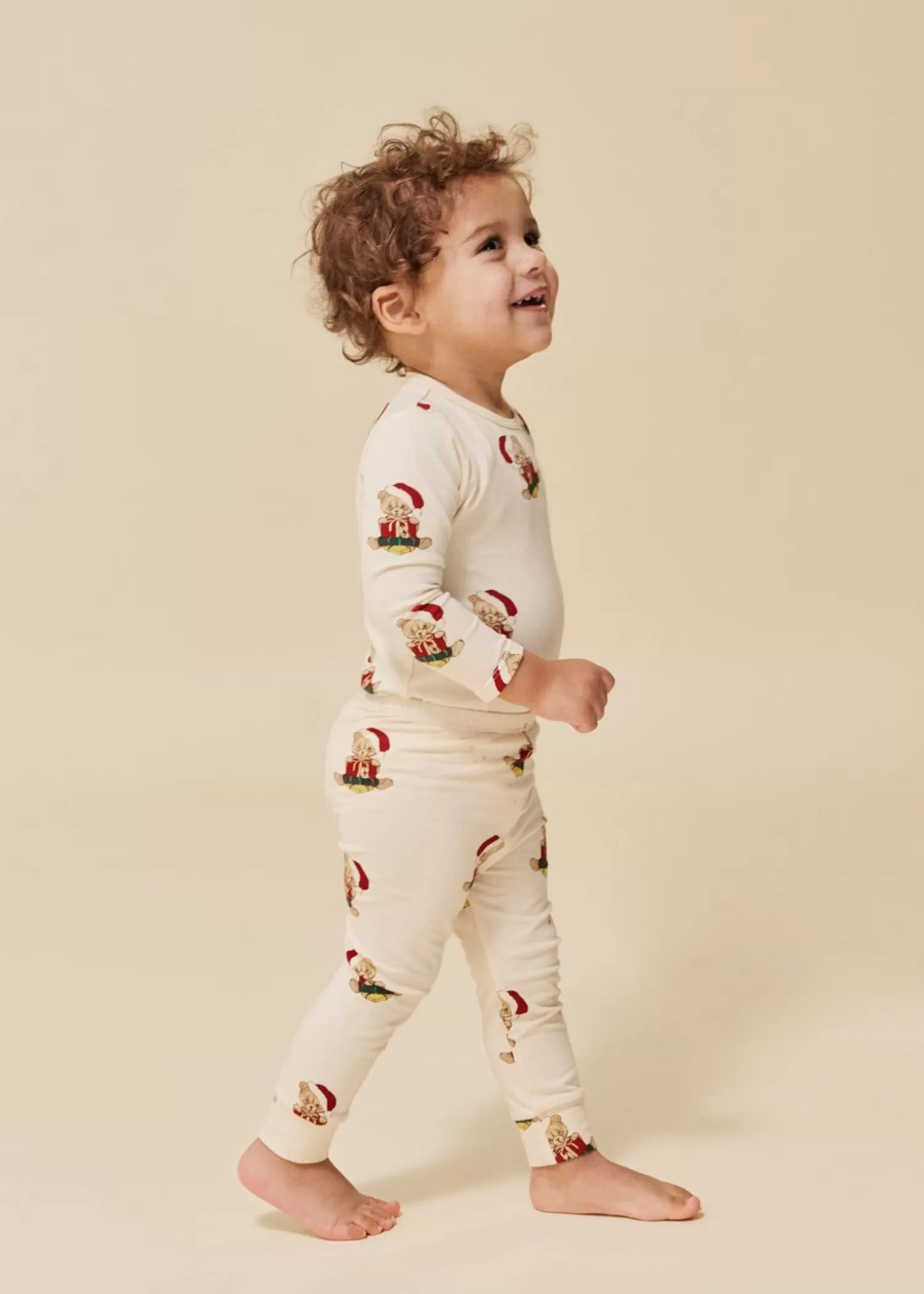 Sale Konges Sløjd Basic-Set Met Romper En Broek - Christmas Teddy