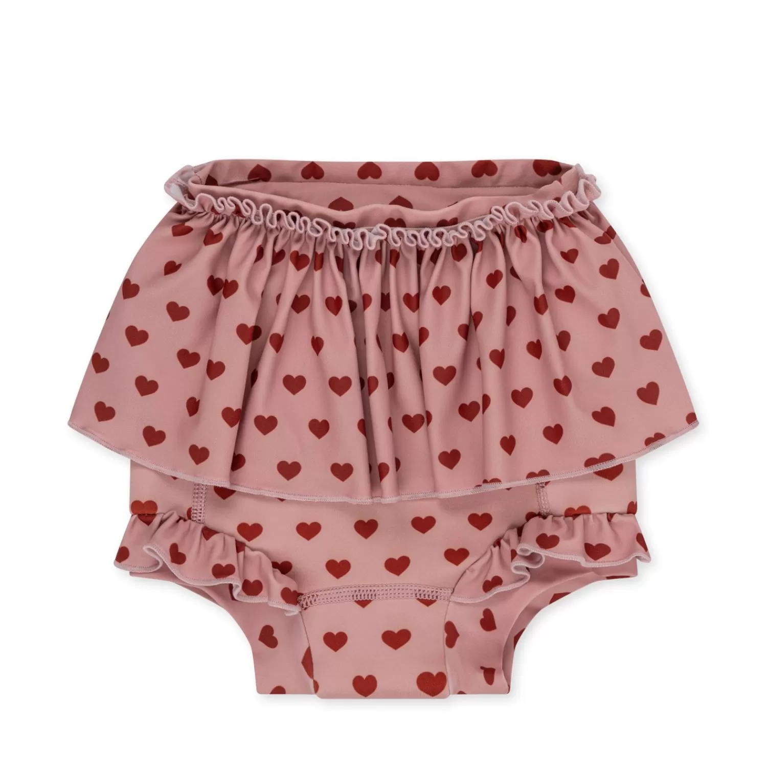 New Konges Sløjd Bobbi-Zwemshort Met Ruches - Coeur Mellow