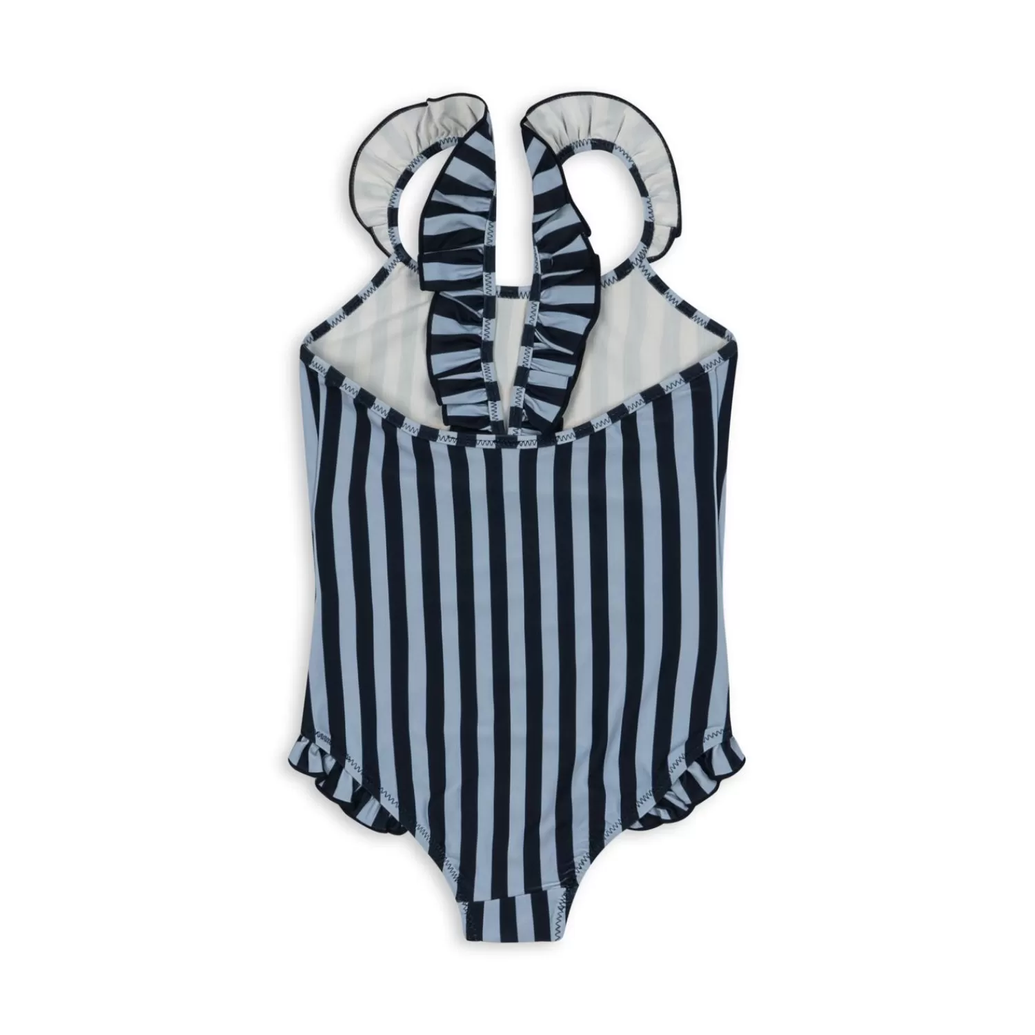 Best Sale Konges Sløjd Dea-Badpak Met Ruches - Navy Stripe