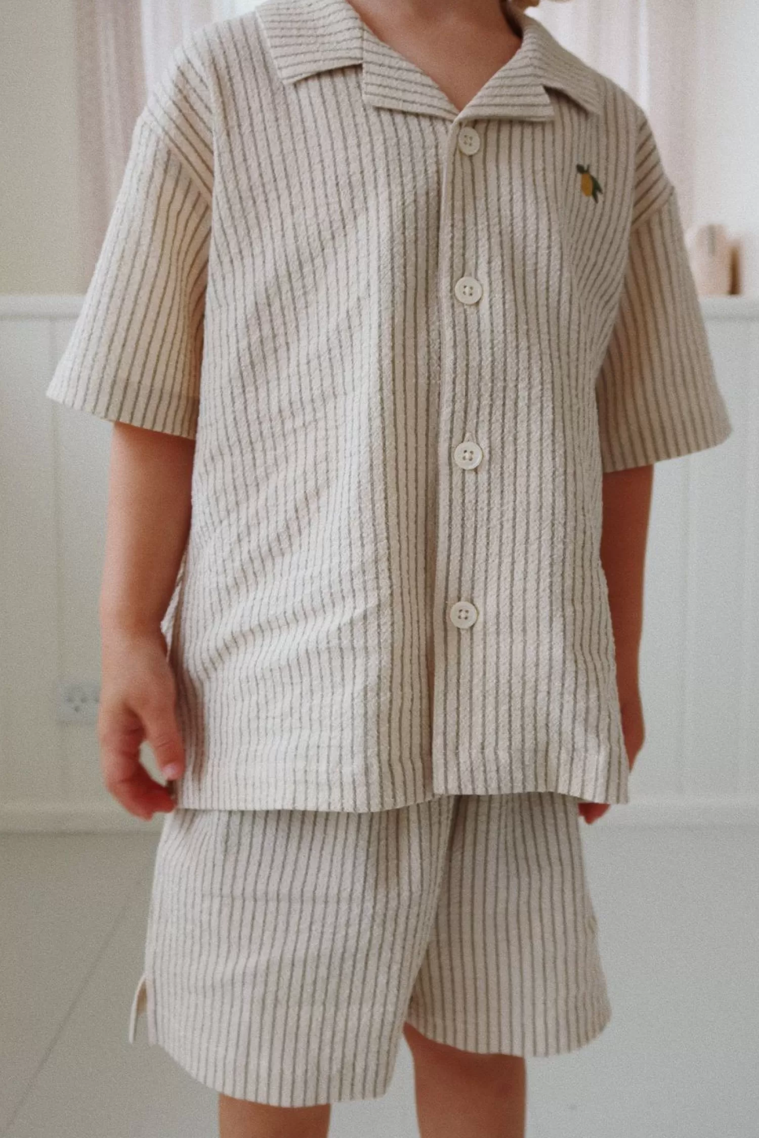 Online Konges Sløjd Elliot-Short - Tea Stripe