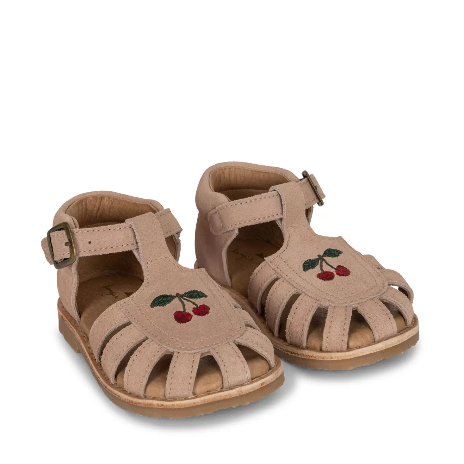 New Konges Sløjd Esmaa Sandals Suede - Nuage