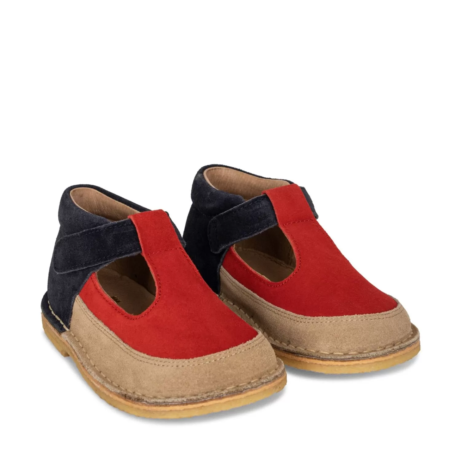 Sale Konges Sløjd Esmee Sandals Block Suede - Tricolore