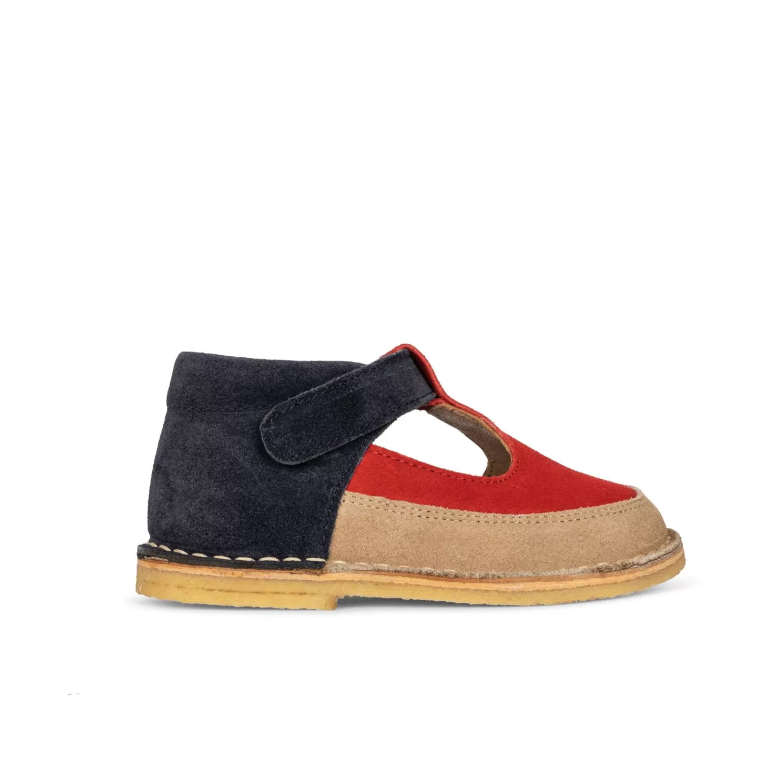 Sale Konges Sløjd Esmee Sandals Block Suede - Tricolore