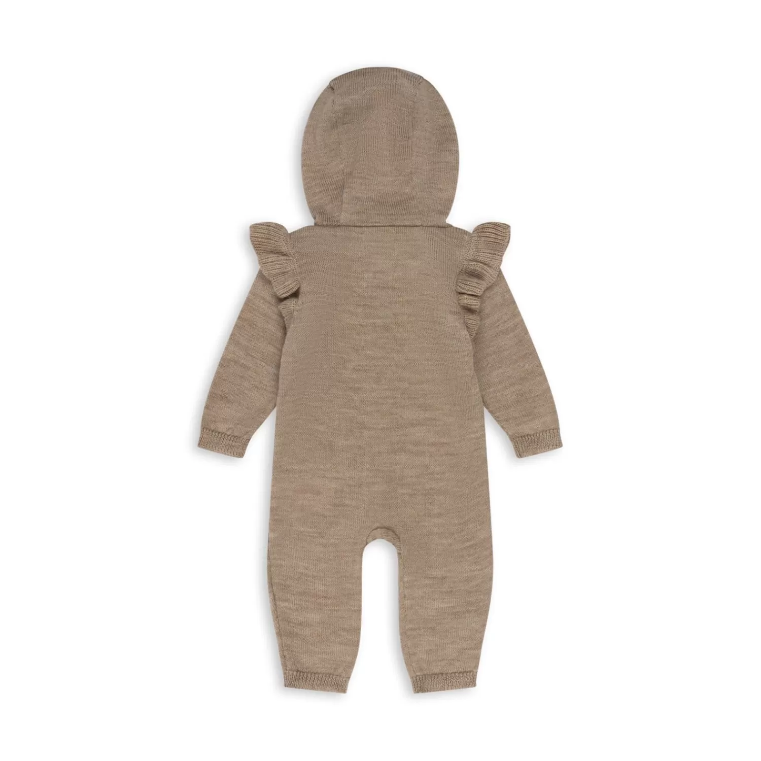 Fashion Konges Sløjd Gebreide Tomama-Onesie Met Ajourtricot - Beige Melange