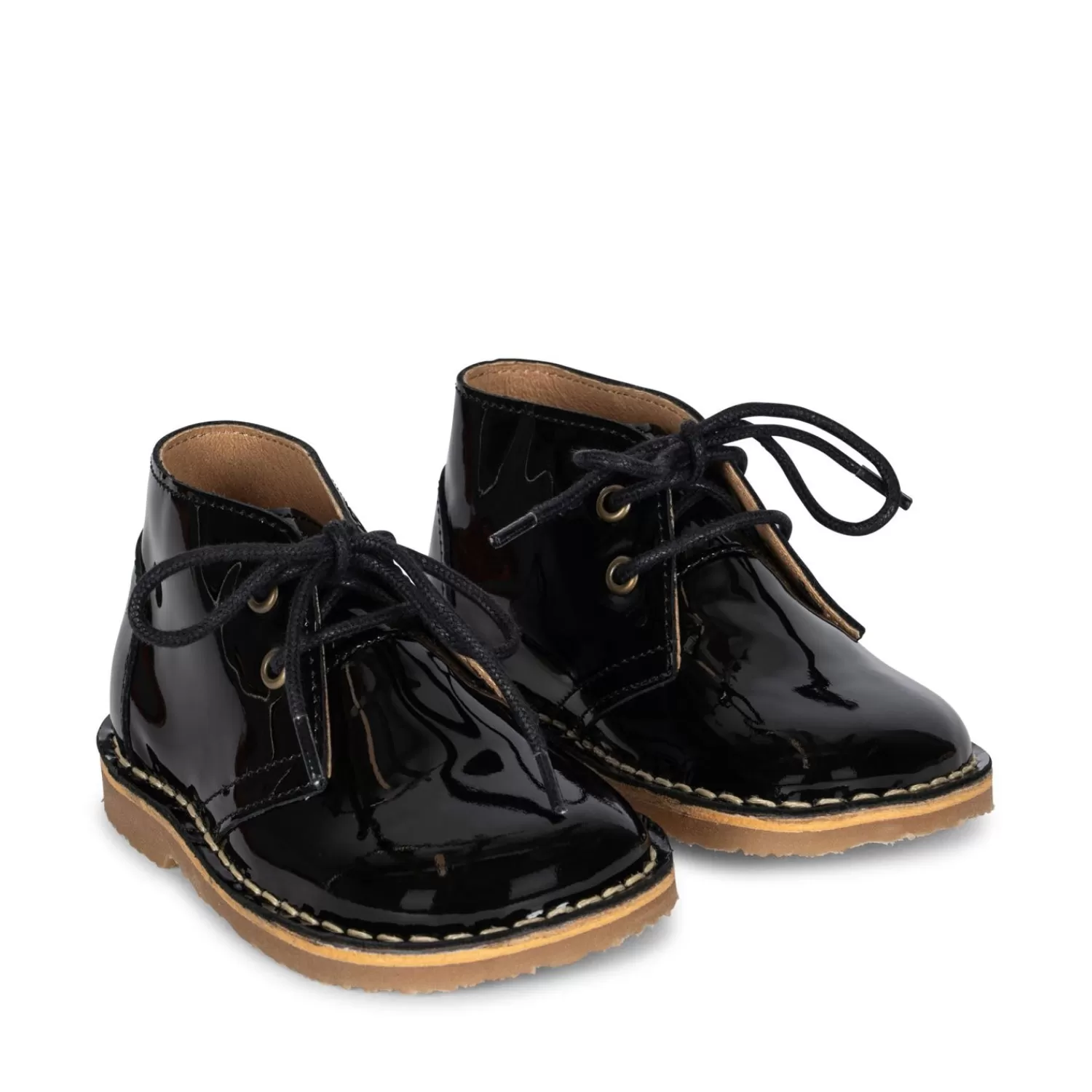 Cheap Konges Sløjd Lakleren Chaton Desert Boots - Black