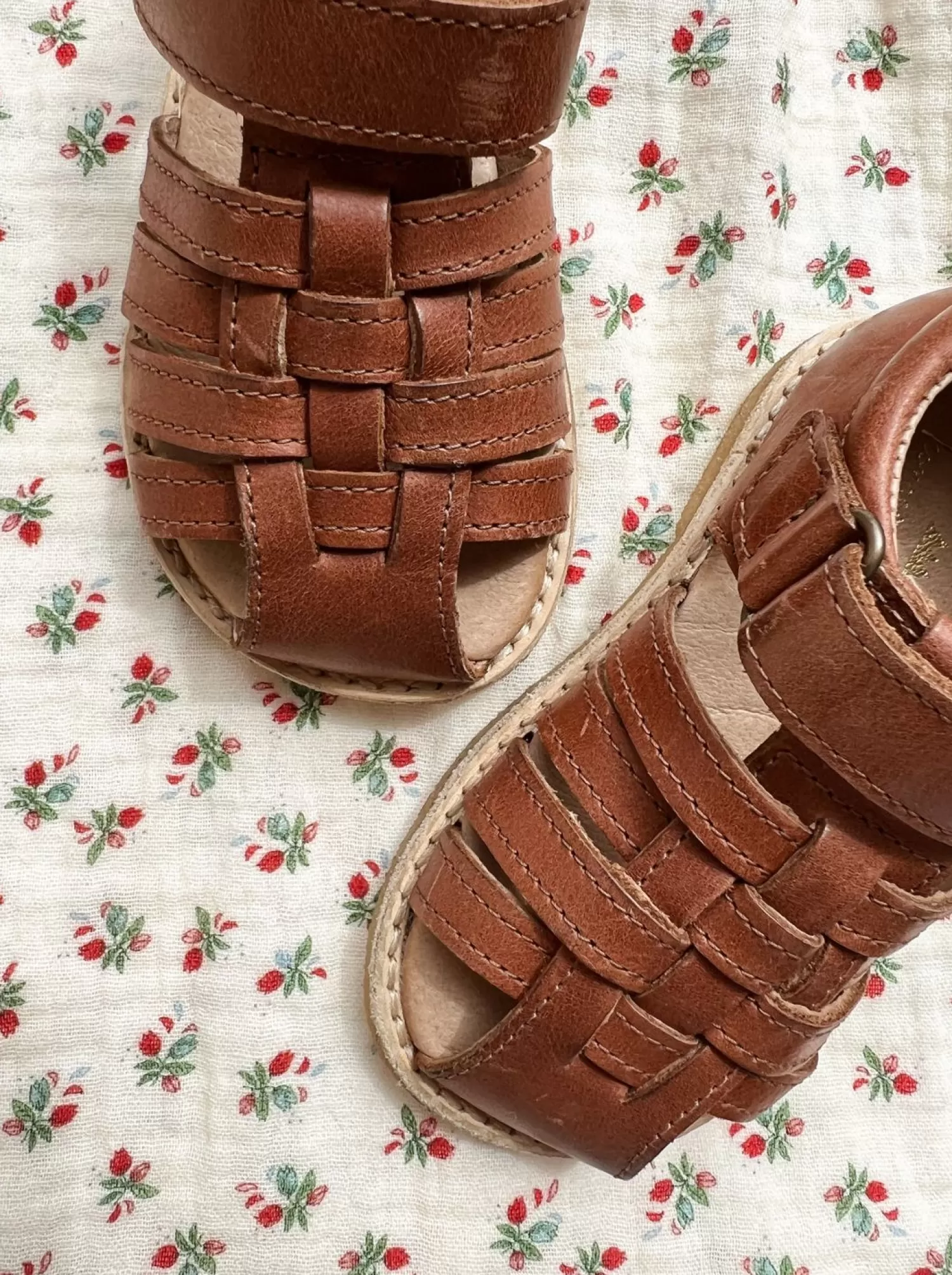 Flash Sale Konges Sløjd Lapinou Strap Sandals - Cognac