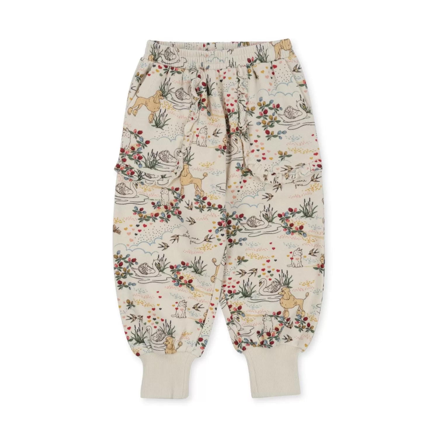 Store Konges Sløjd Loupy Lou-Broek Met Ruches - Mizumi