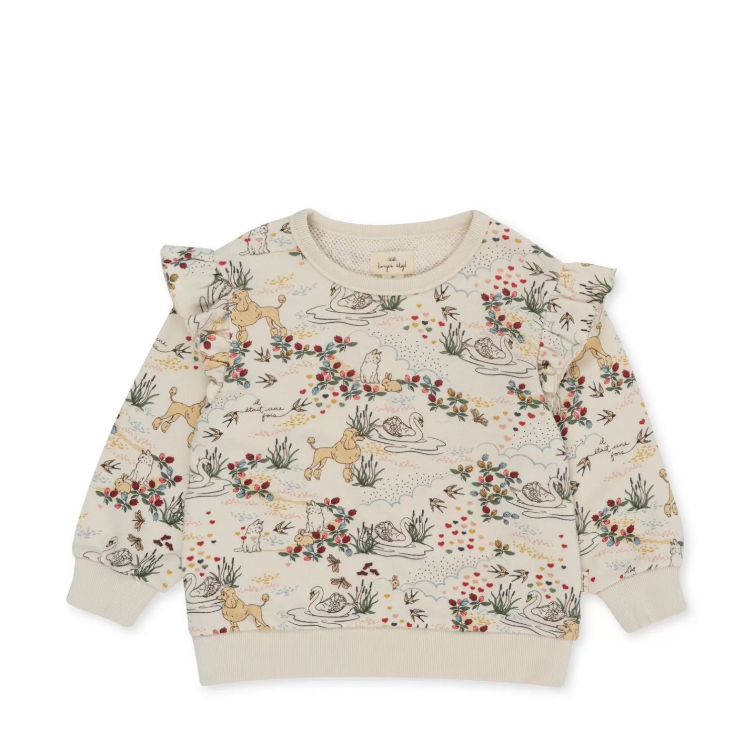 Online Konges Sløjd Loupy Lou-Sweatshirt Met Ruches - Mizumi