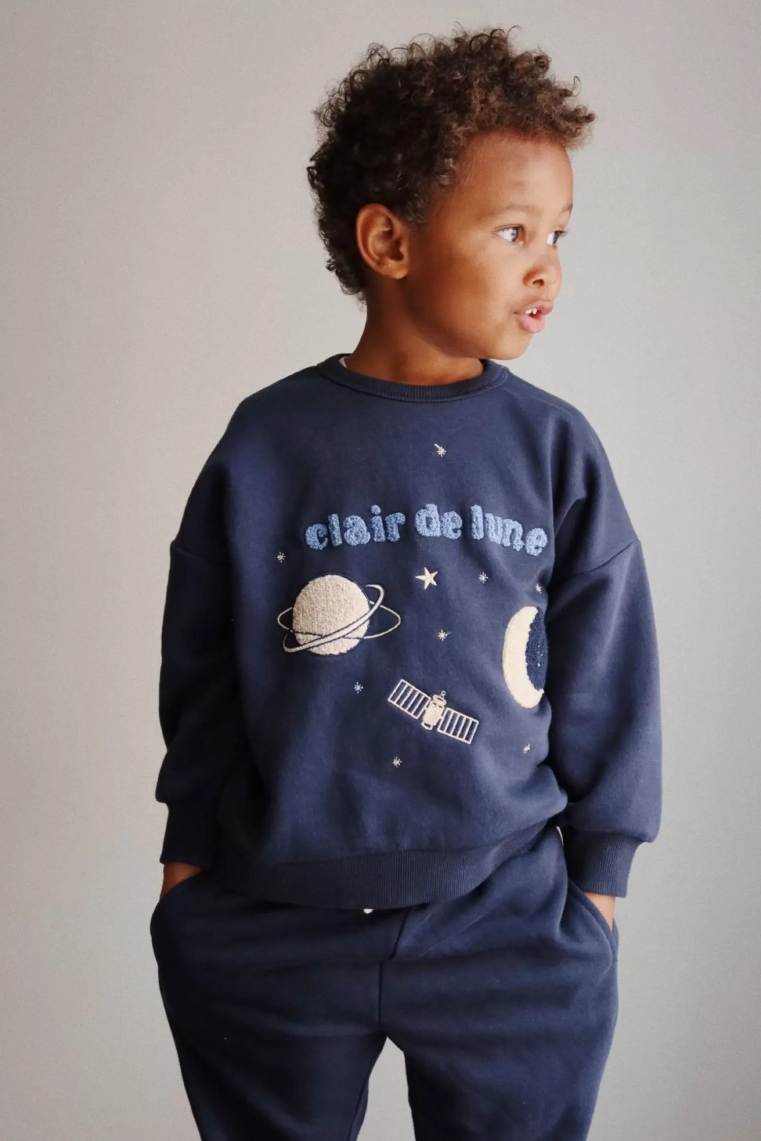 Sale Konges Sløjd Lou-Sweatshirt - Total Eclipse