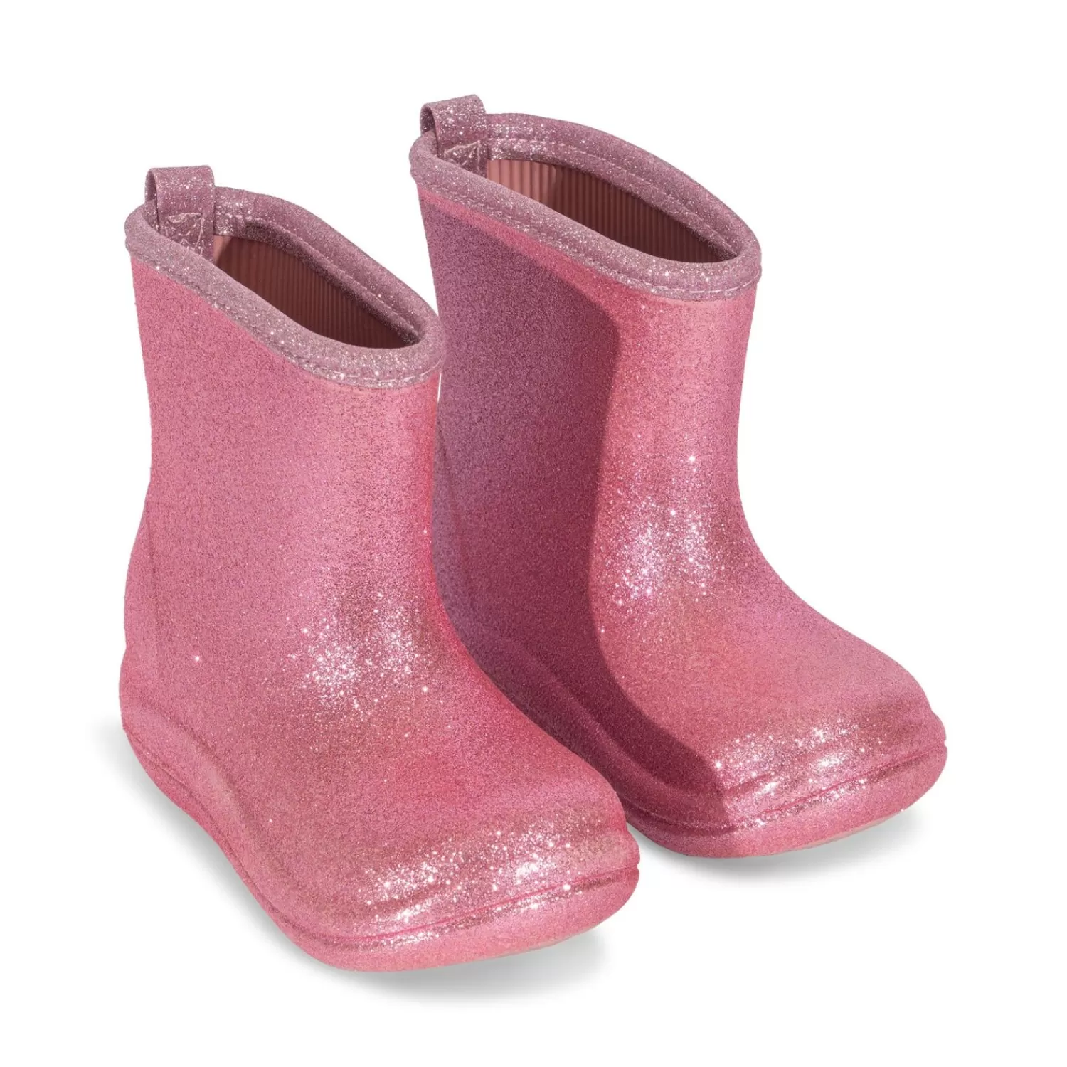 Best Konges Sløjd Luc Lightweight Glitter Rain Boots - Glitter Rose