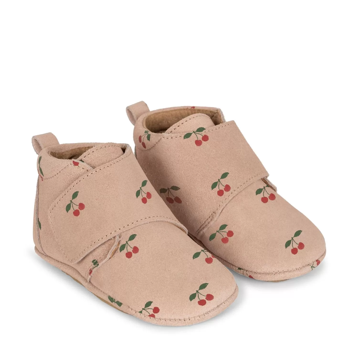 Cheap Konges Sløjd Mamour-Suede Schoentjes Met Print - Cherry