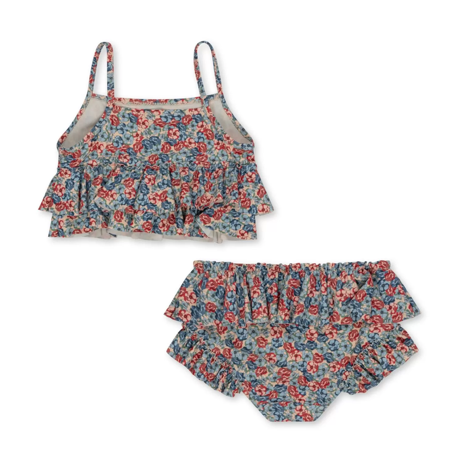 Clearance Konges Sløjd Manuca-Bikini Met Ruches - Rosie Blue