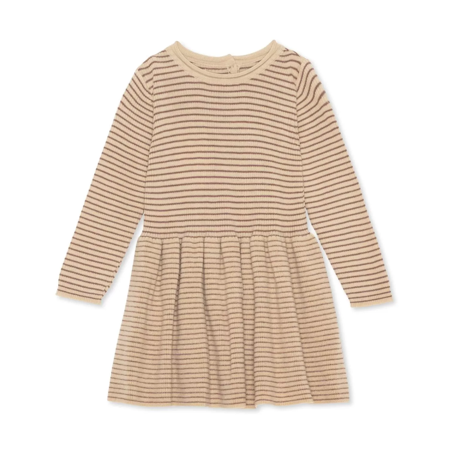 Best Konges Sløjd Meo-Jurk Met Knoopsluiting - Peppercorn Stripe