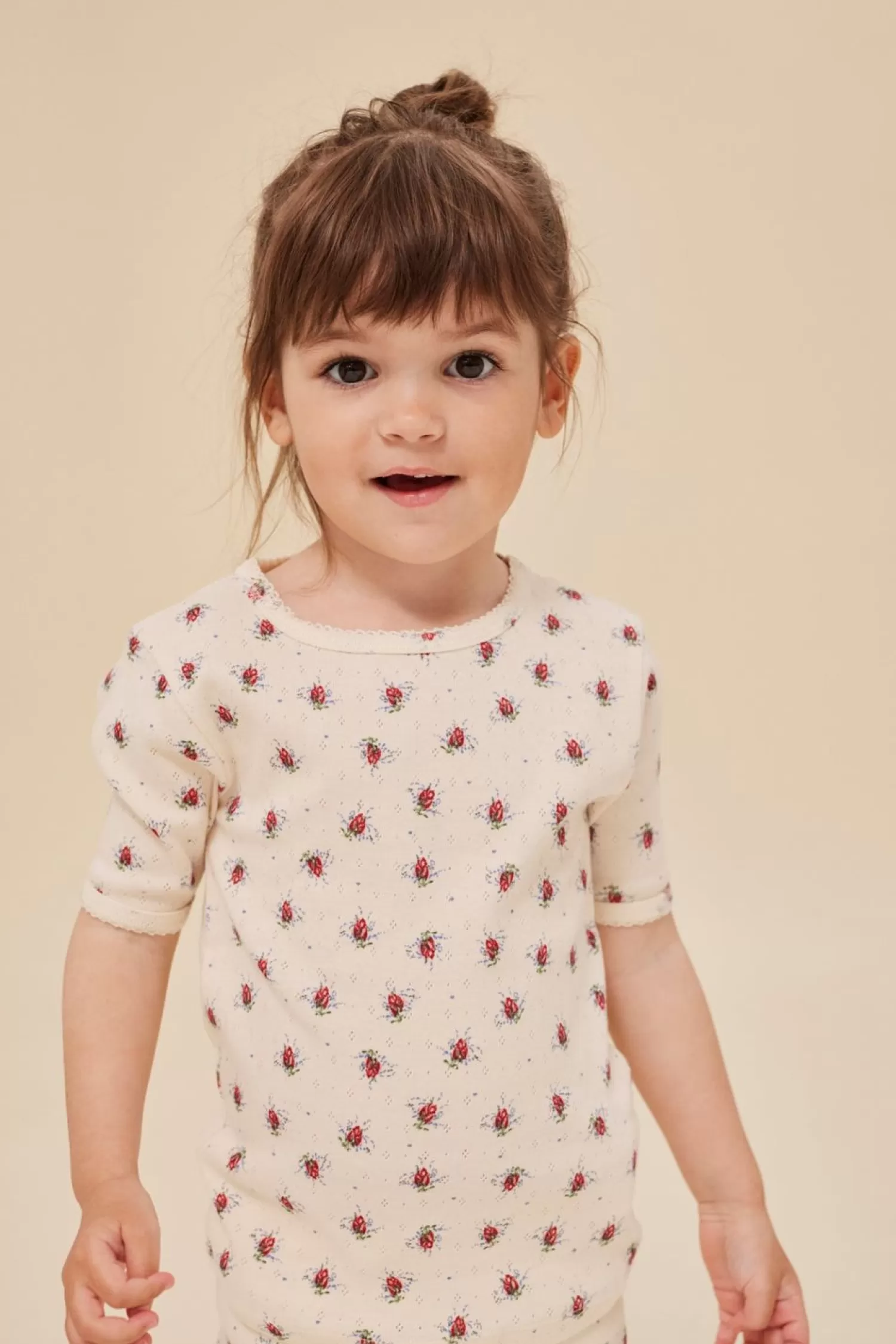 Cheap Konges Sløjd Minnie-Blouse Met Korte Mouwen - Vita Rosa Mini