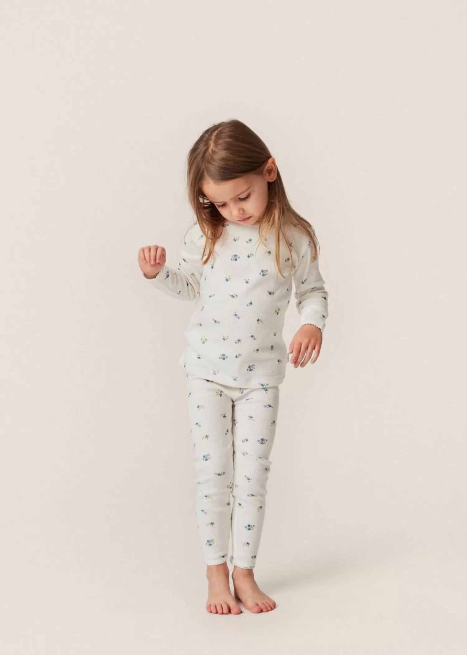 Best Konges Sløjd Minnie-Broek Newborn - Bonderose Blue