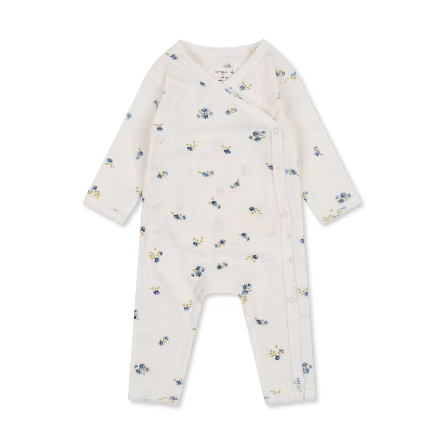 Best Sale Konges Sløjd Minnie-Onesie Newborn - Bonderose Blue