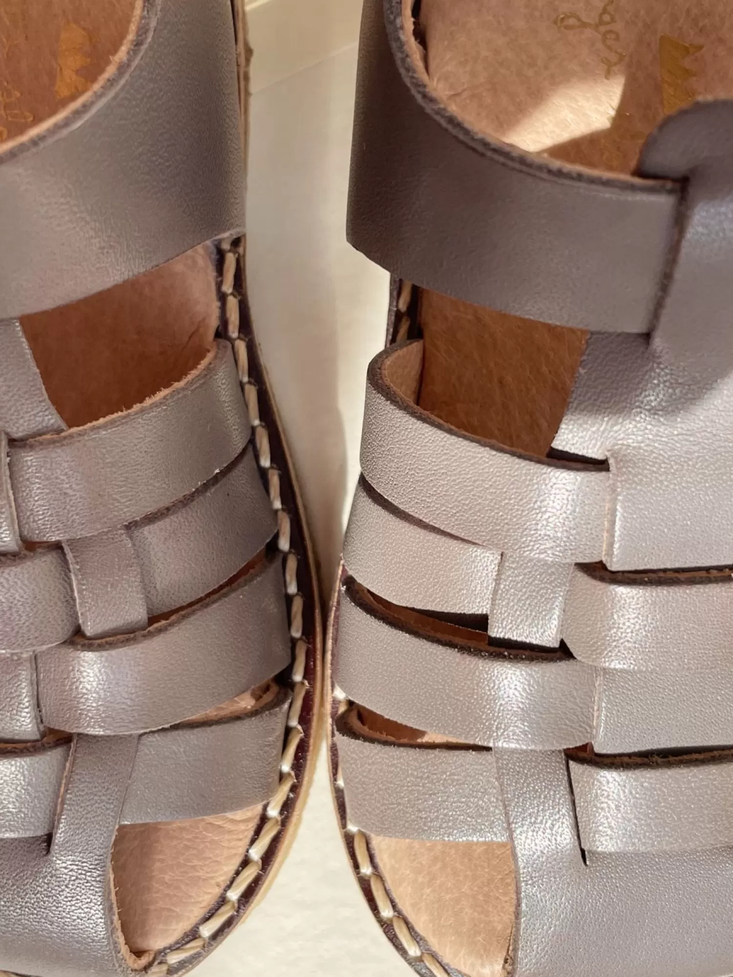 Discount Konges Sløjd Minou Strap Sandals - Dove