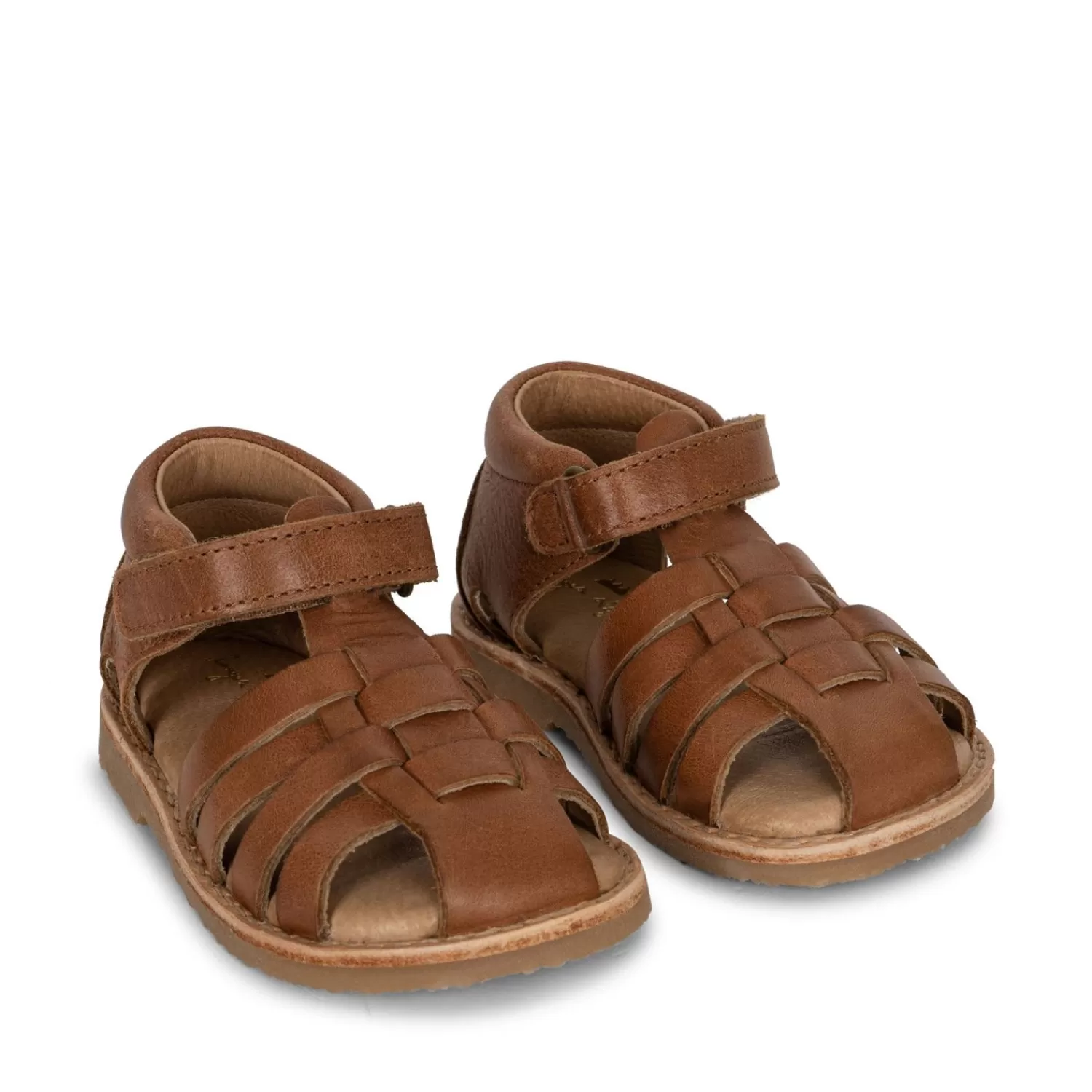 Fashion Konges Sløjd Minoutte Sandals Leather - Cognac