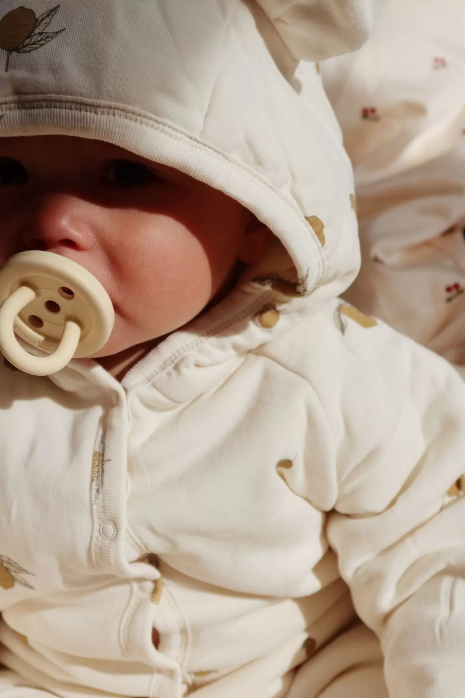 Cheap Konges Sløjd Nieuwborn Onesie Met Capuchon - Lemon