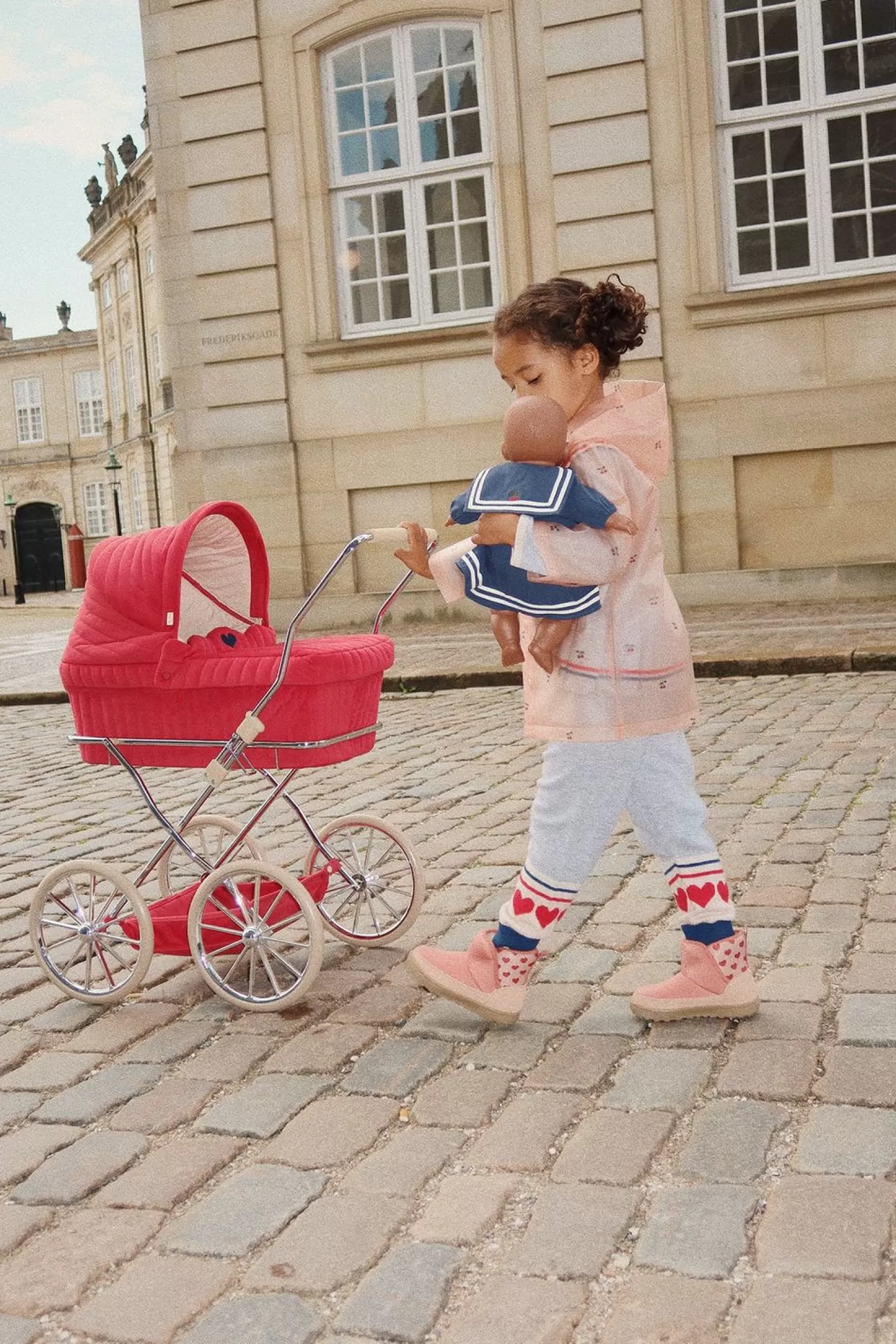 Outlet Konges Sløjd Poppenwagen Corduroy - Red