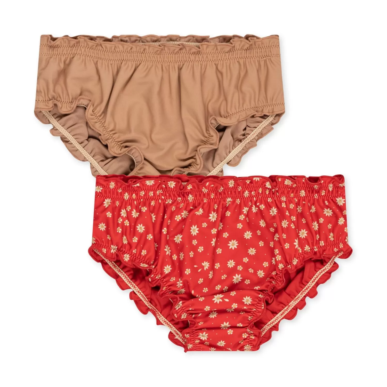 Hot Konges Sløjd Set Van 2 Collette-Bikinibroekjes Voor Baby - Loves Me Not