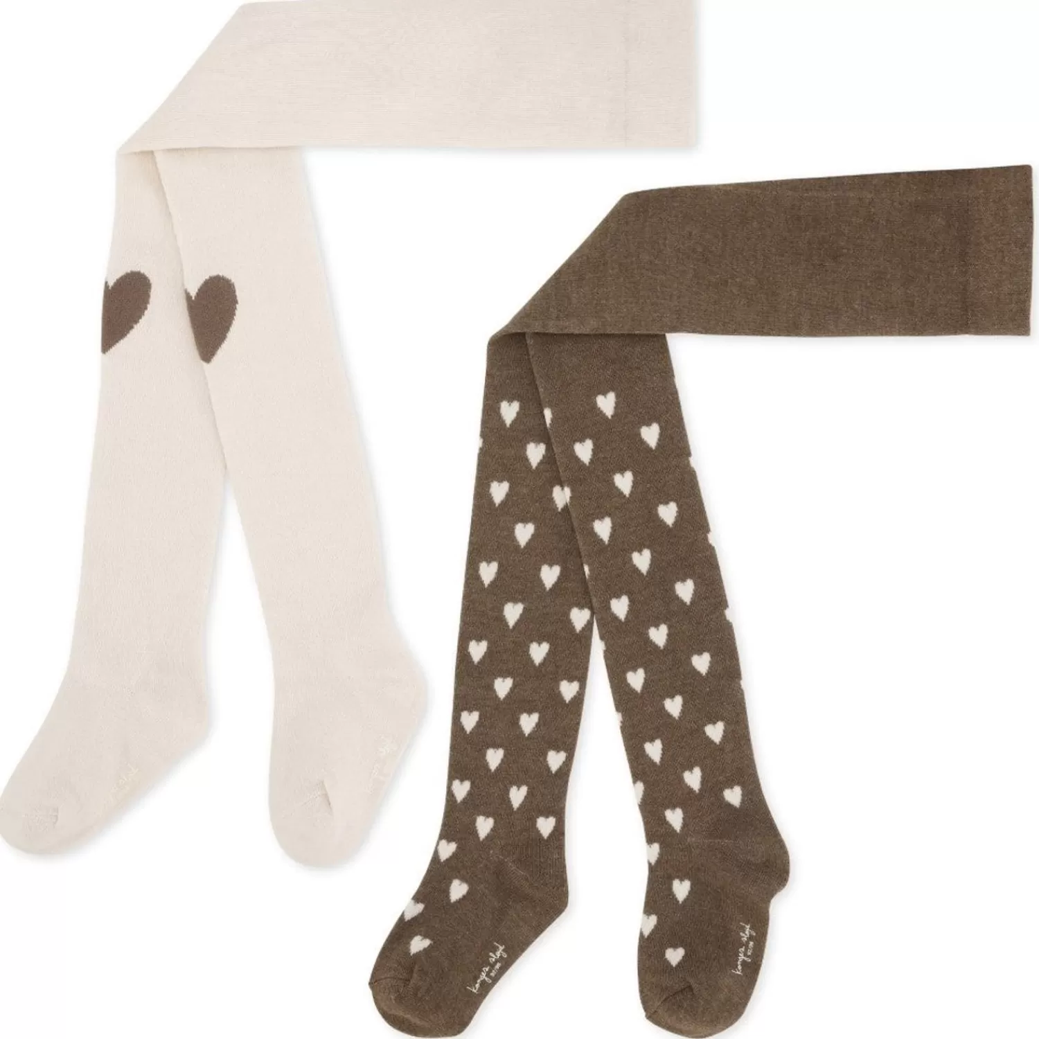 Cheap Konges Sløjd Set Van 2 Maillots Van Jacquard - Mon Amour/ Brown Heart