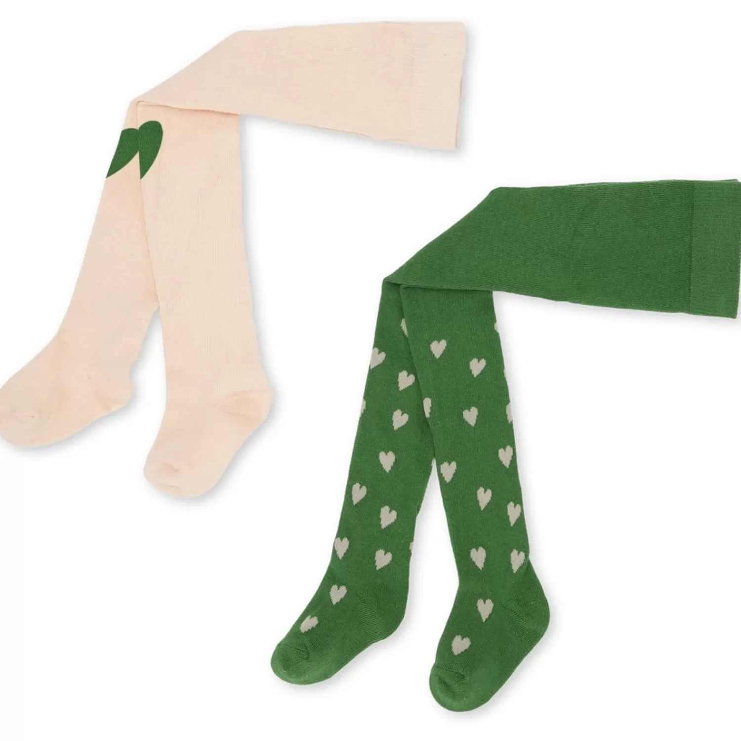 Best Konges Sløjd Set Van 2 Maillots Van Jacquard - Mon Amour/Green