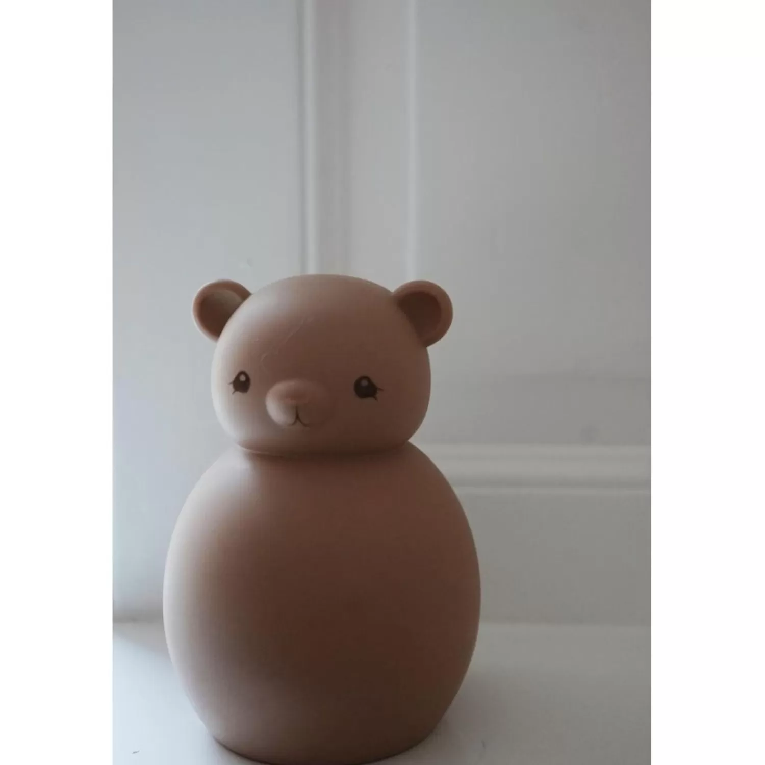 Store Konges Sløjd Siliconen Ledlamp Teddybeer - Blush