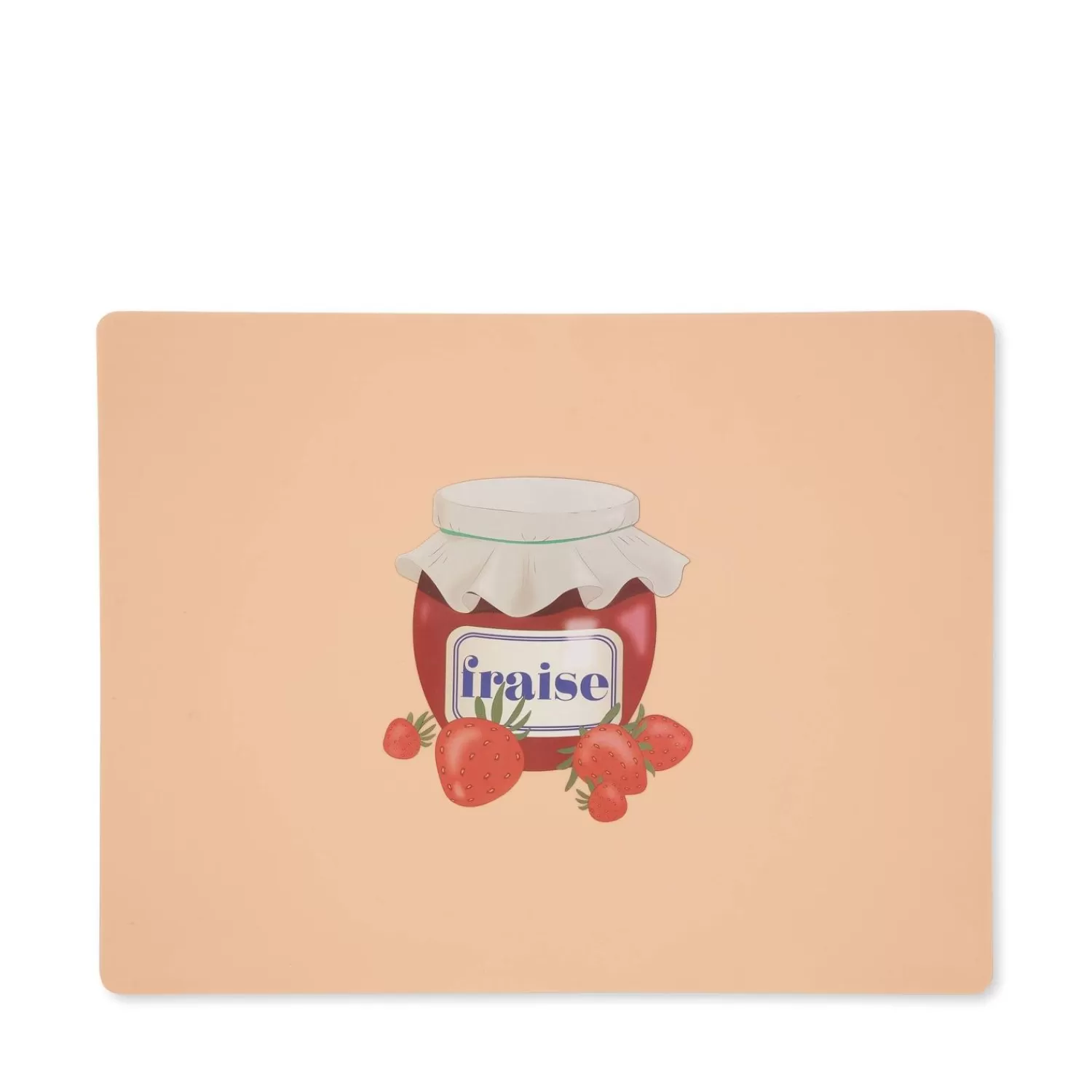 Flash Sale Konges Sløjd Siliconen Placemat - Fraise