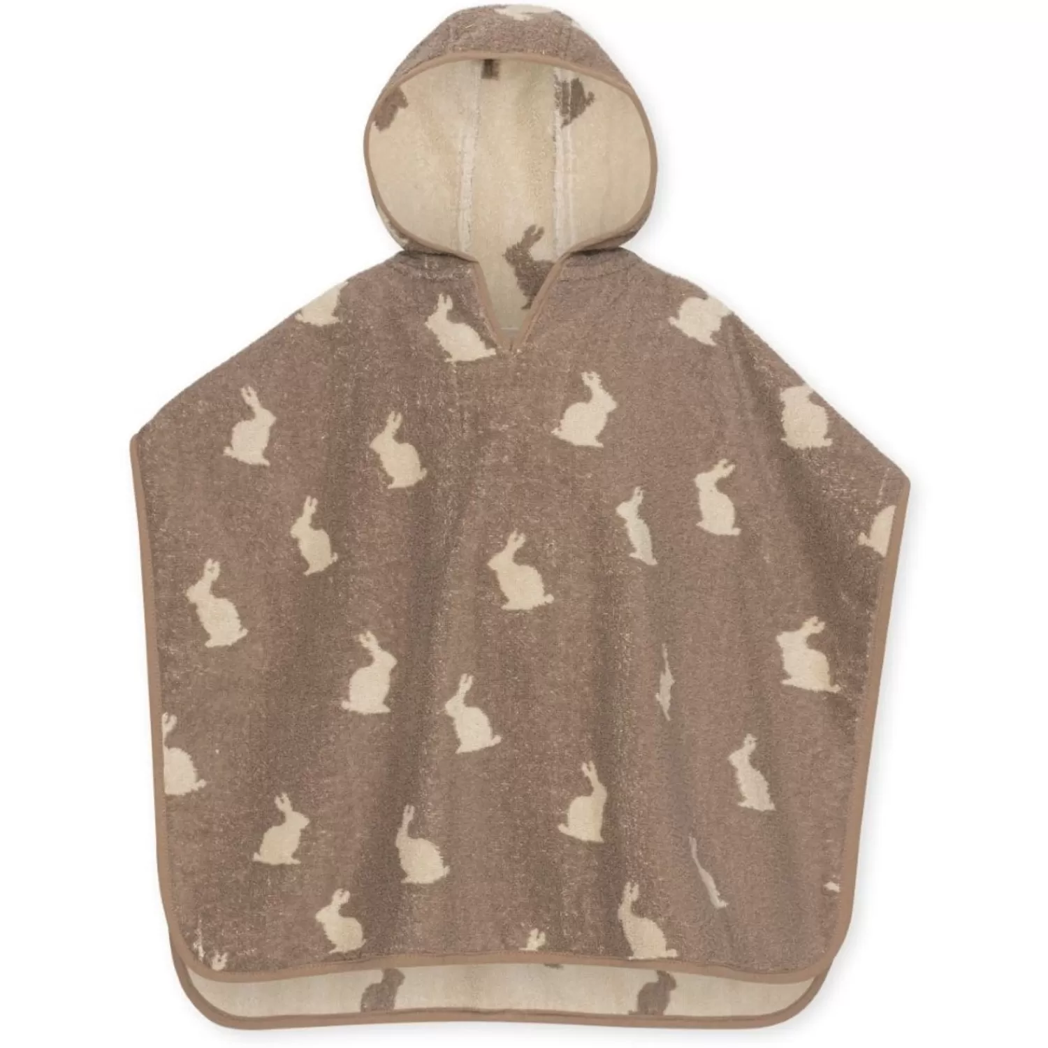 New Konges Sløjd Terry-Poncho - Bunny